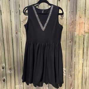 NWOT H&M Mesh V-Neck dress